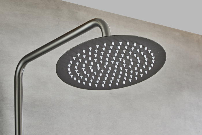 Brusesæt m/termostat Ø250 mm gunmetal