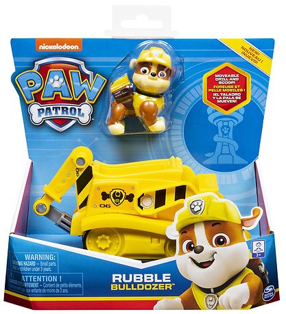Paw Patrol Leget?jsbil - Basic - RubBlå Bulldozer