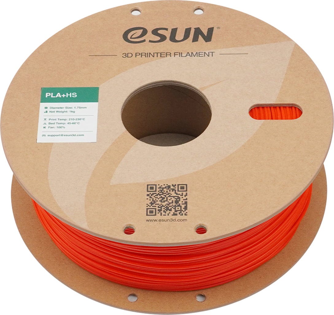 eSUN  PLA+HS RGB Red, 1,75 mm / 1000 g    PLA Filament für den Hochgeschwindigkeitsdruck in RGB Red