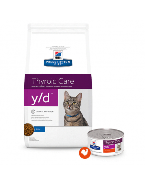 Hill's Prescription Diet Y\/D Thyroid Care Zak - Kattenvoer