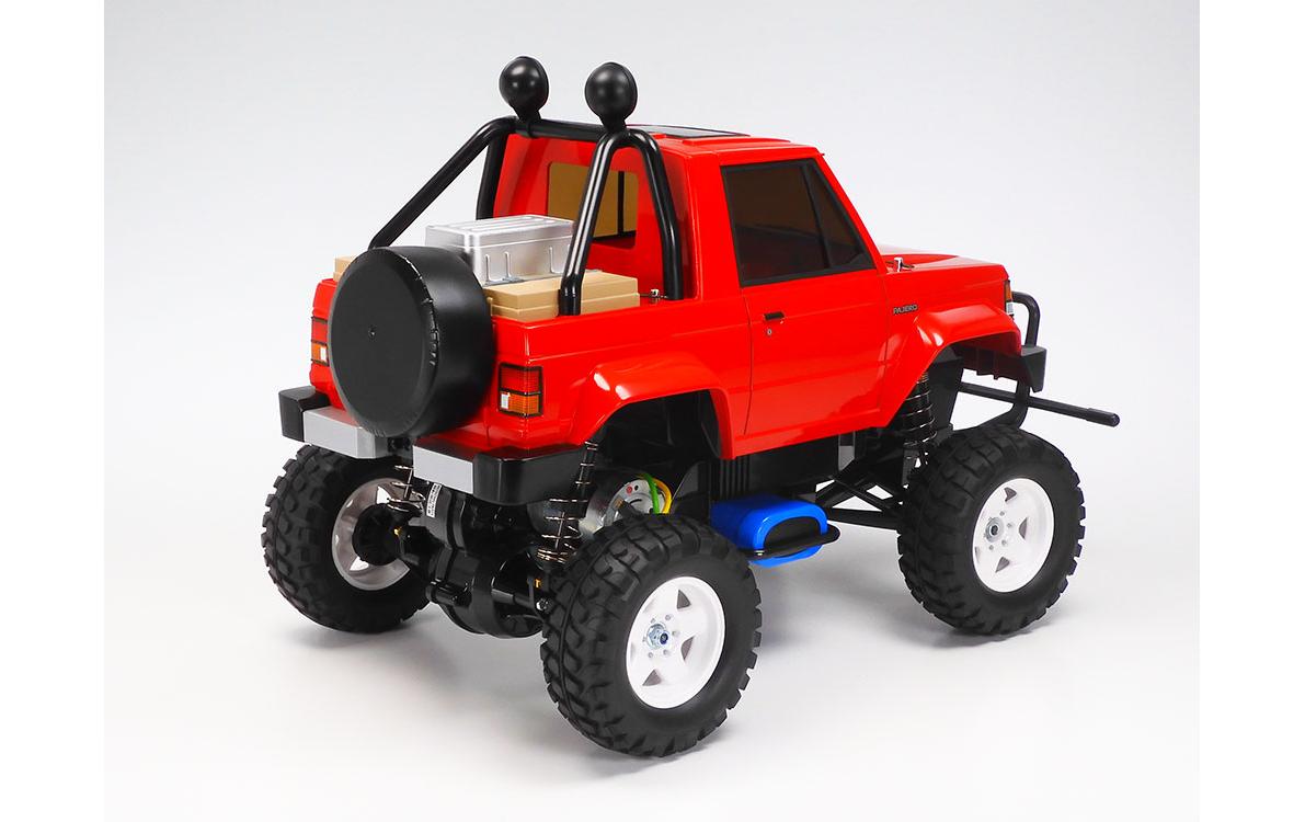 Monster Truck Mitsubishi Pajero CW-01 Bausatz, 1:10<br>2WD Off-Road Modell mit 1982 Mitsubishi Pajero Karosserie