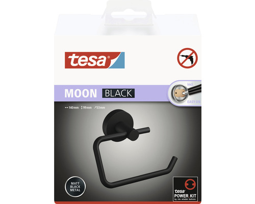 Toiletrolhouder Tesa MOON BLACK mat zwart 40560-00000-00