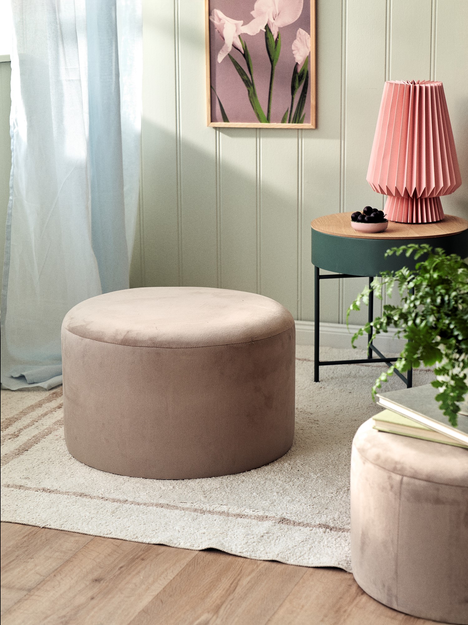 Puf | 50 x 30 cm. | Light Brown