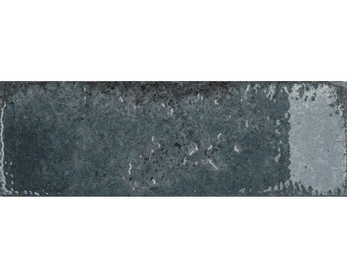 Steengoed metrotegel Alma blauw 10 x 30 cm glanzend