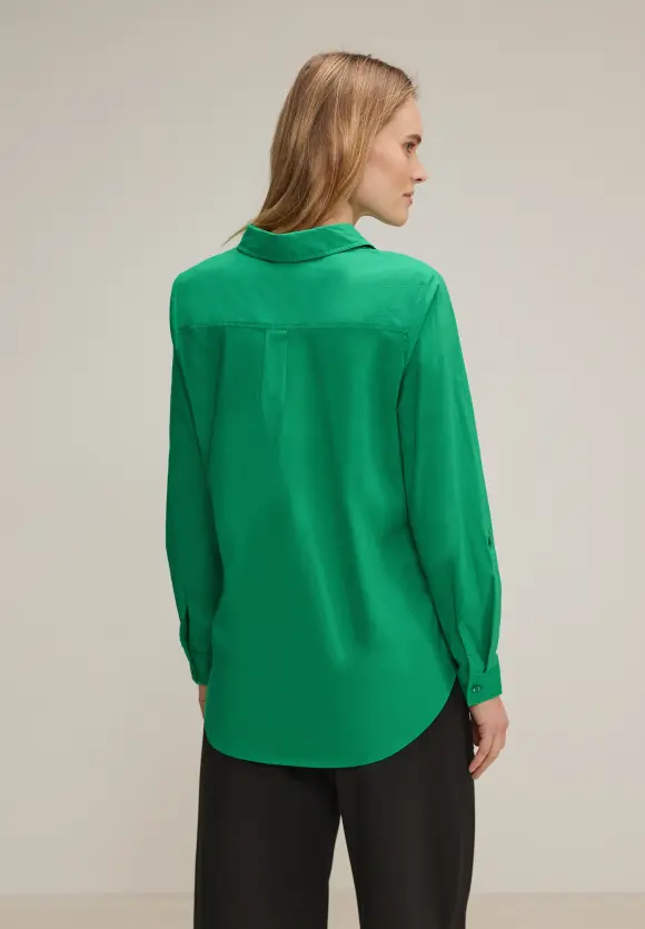 Business Longbluse - fresh spring green