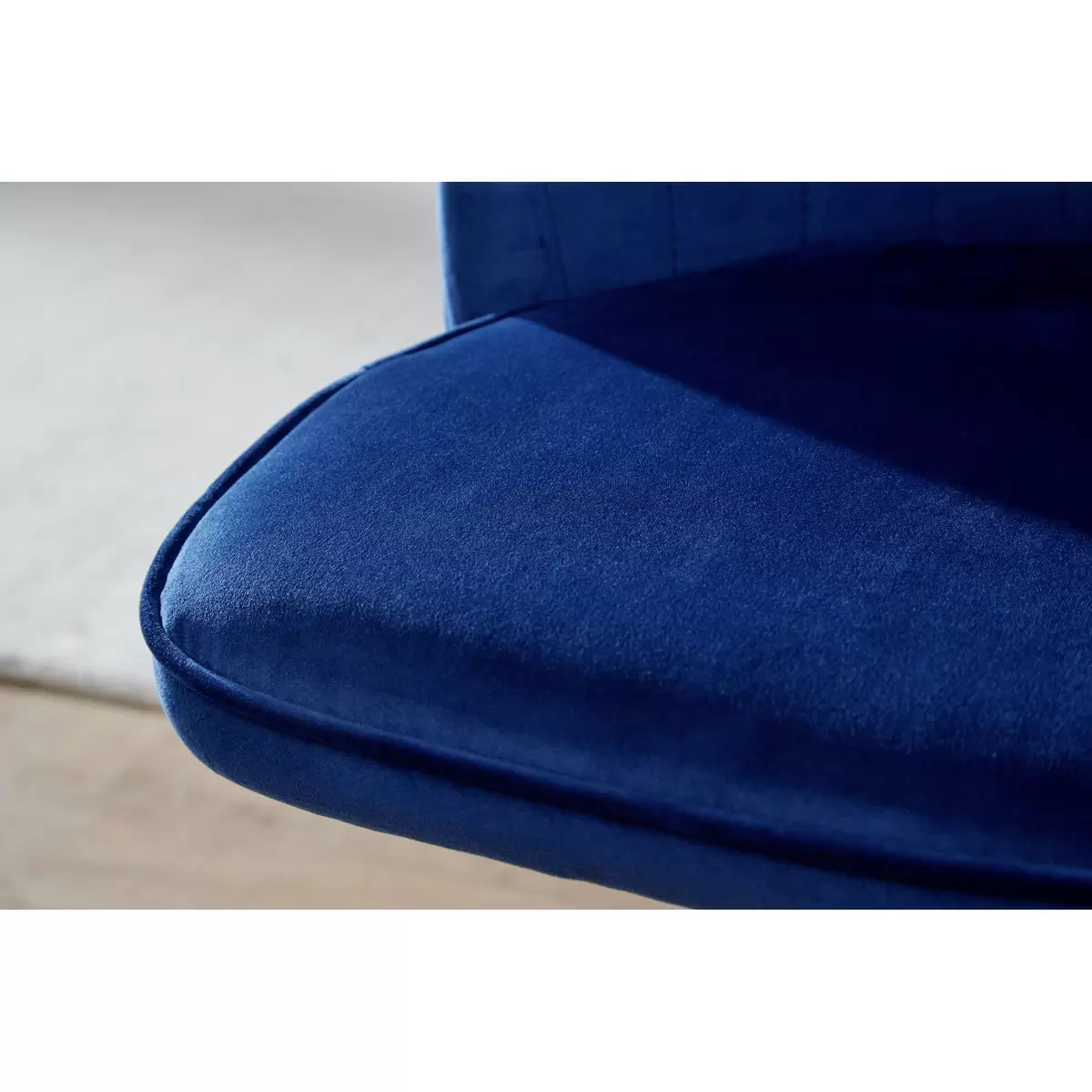 Stuhl Trabes blau,gold