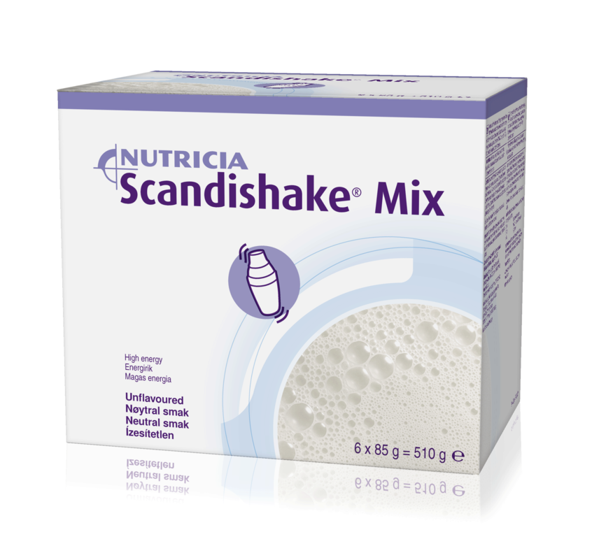 Scandishake Mix næringstilskudd nøytral 6x85 g