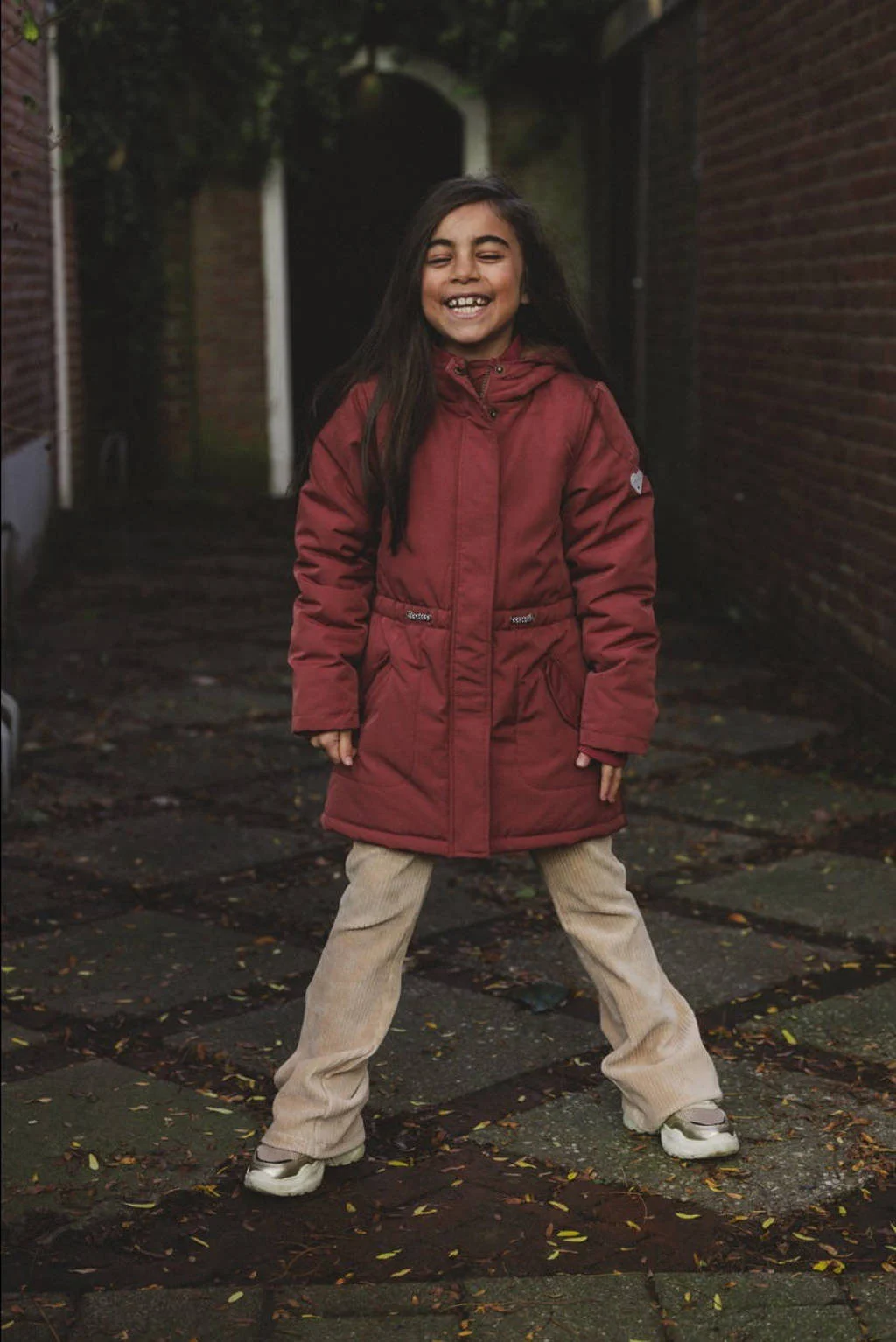LOOXS little winterjas rood