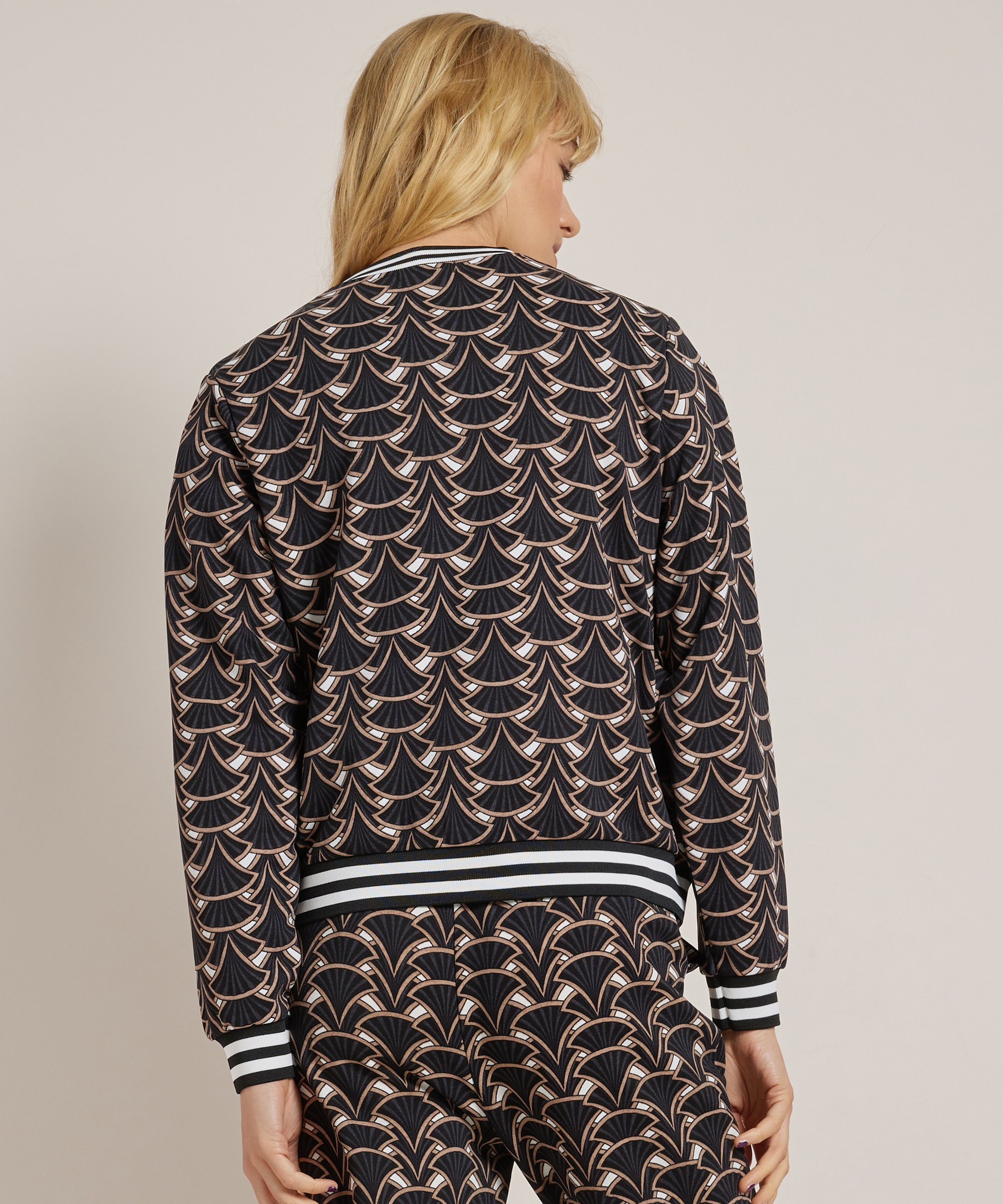 bomber jasje met all-over print