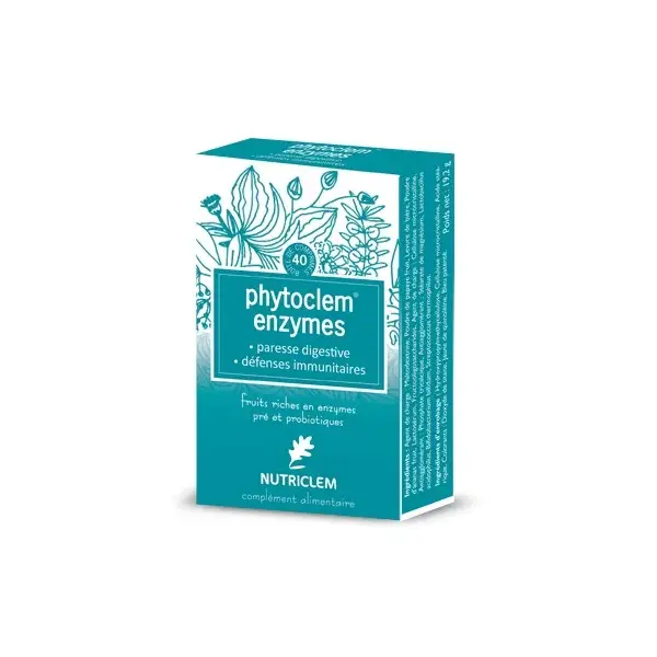 Phytoclem Enzymes Probiotix 40 comprimés