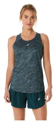 Débardeur Asics Road All Over Print Vert/Rose Femme