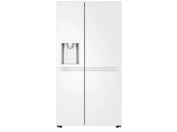 LG GSLC40SWPE, Fritstående, Amerikansk dør, Hvid, R600A, 638 L, T