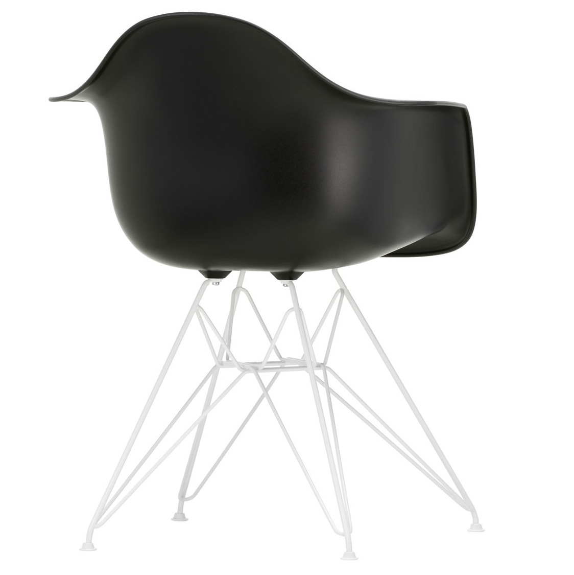 Eetkamerstoel DAR Deep black RE wit