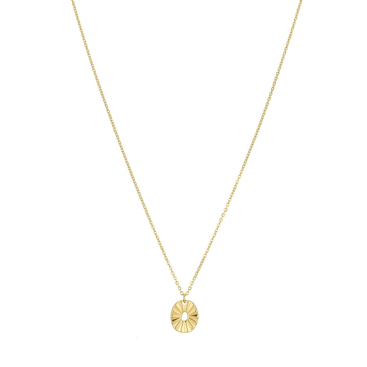 Collier Joa acier doré or