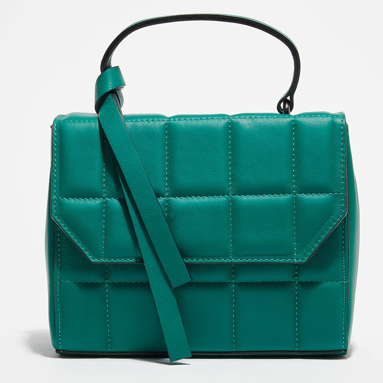 Christian Laurier Sac à main en Cuir Vicky vert - 22.5x19.5x10 cm