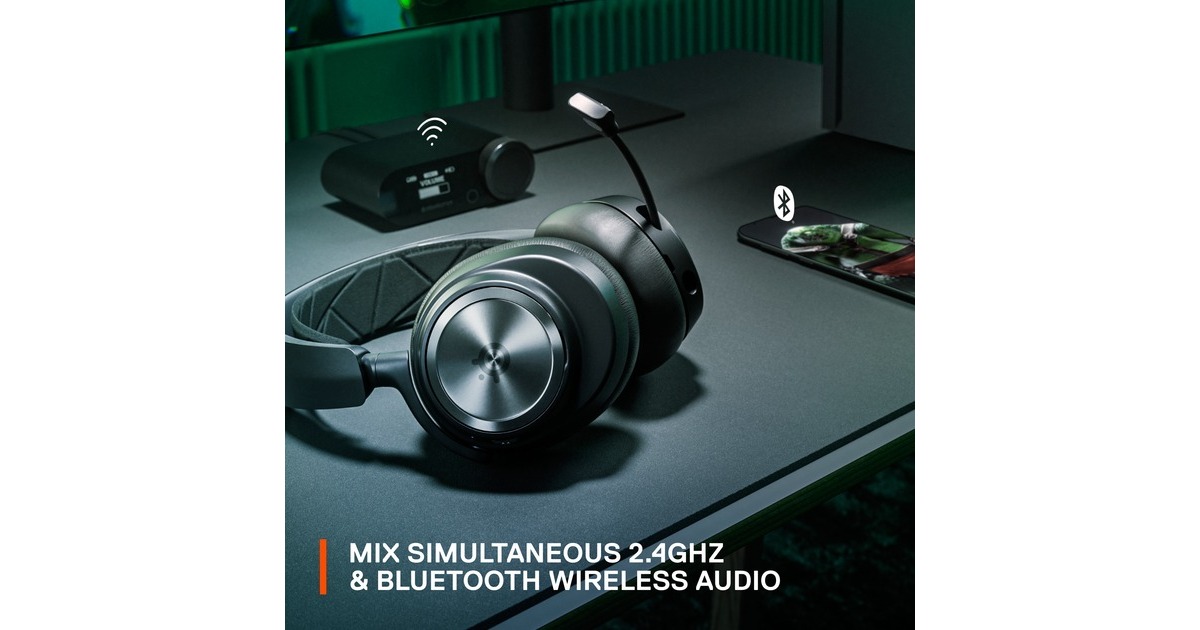 SteelSeriesArctis Nova Pro Wireless X over-ear gaming headset  (Zwart, Pc, PlayStation 4, PlayStation 5, Xbox One, Xbox Series X|S, Nintendo Switch)