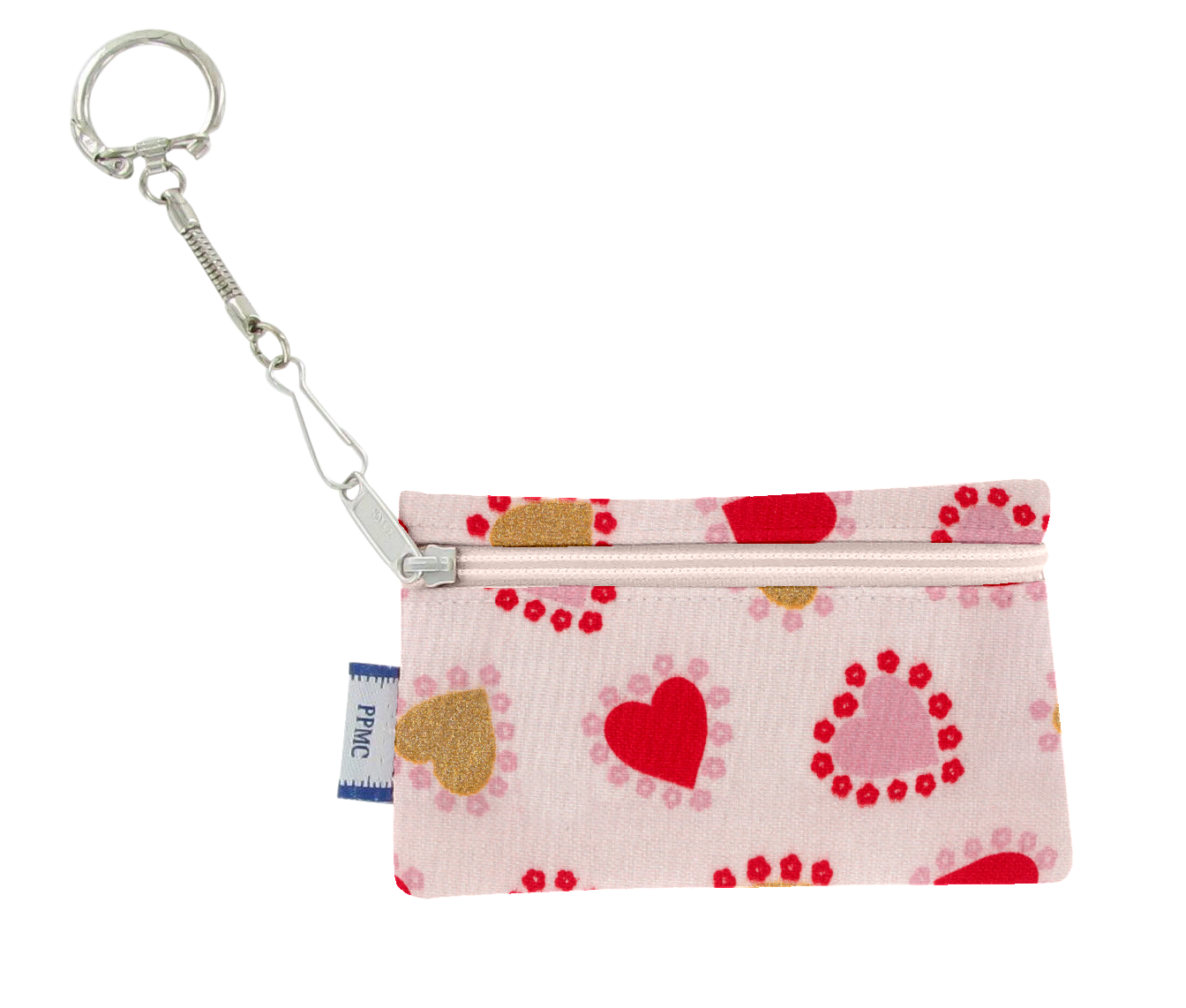 Pochette Porte-Clés Petits Coeurs