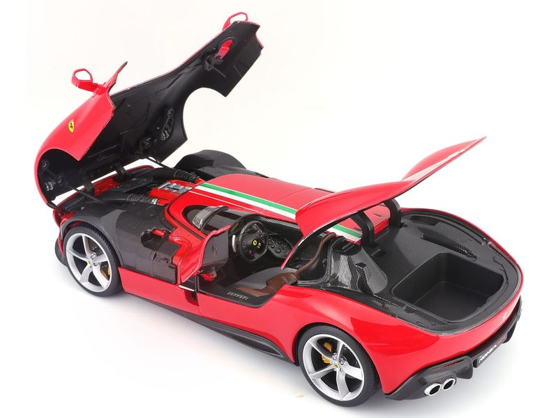 BBurago Ferrari Signature Monza SP1 Rot 1:18 Sammlermodell im Massstab 1:18