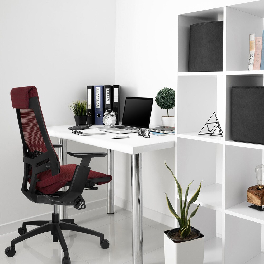 Profi Bürostuhl GENIDIA SMART BLACK Netzstoff mit Armlehnen hjh OFFICE