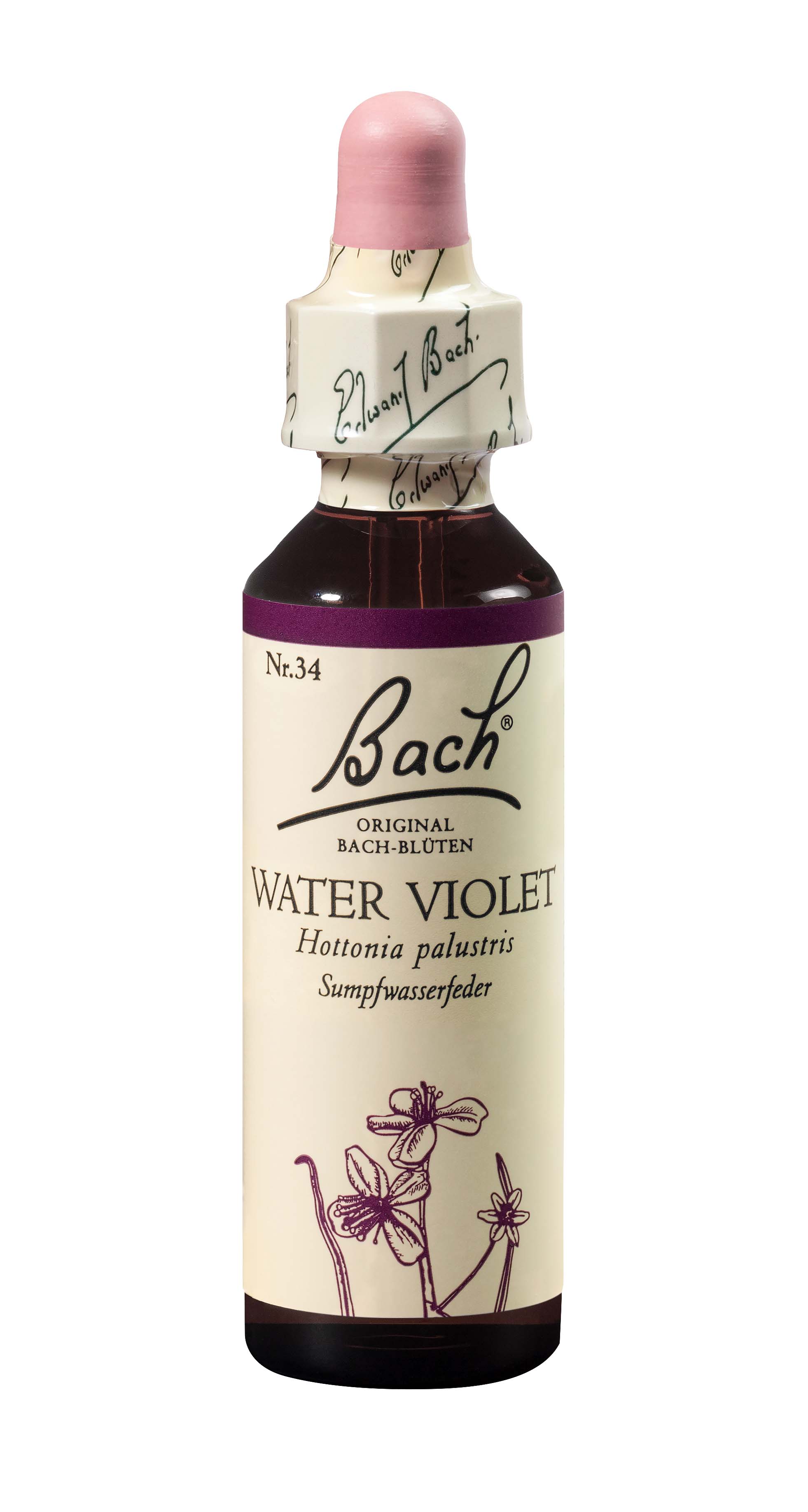 Fleurs de Bach Original Water Violet liq No34 20 ml