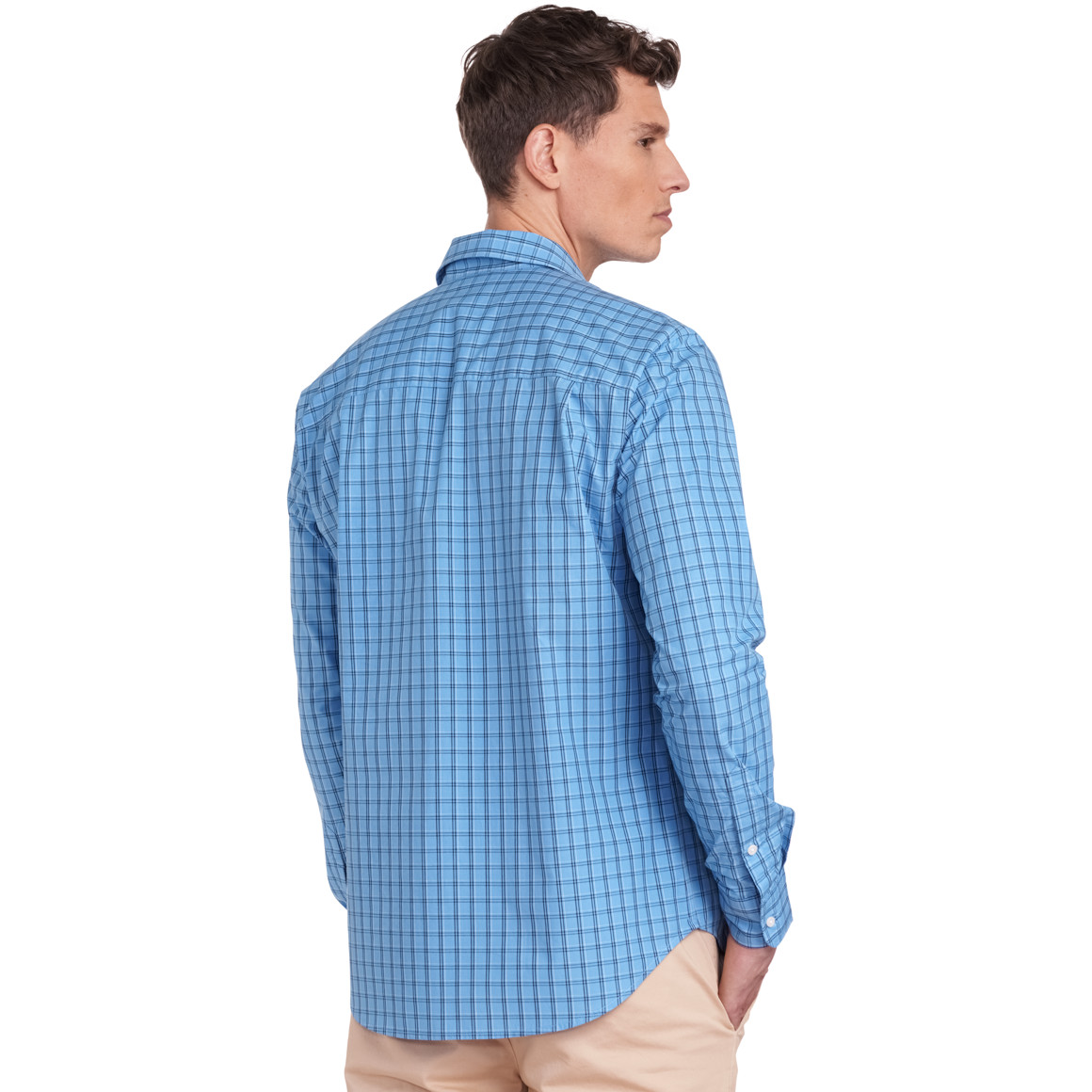 VanVaan Herren Hemd mit Karos blau / schwarz