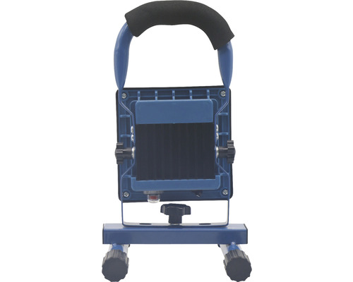 Draagbare LED-batterijspot IP65 10W 800 lm 5000 K neutraal wit zwart/blauw HxBxD 255x140x145 mm