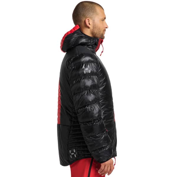 Doudoune ski HAGLÖFS L.I.M ZT DOWN JACKET MEN TRUE BLACK/ZENITH RED