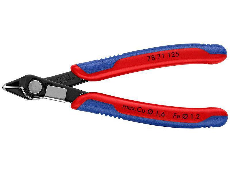 Knipex Elektronik-Seitenschneider Super Knips 125 mm Präzisionszange für feinste Schneidarbeiten