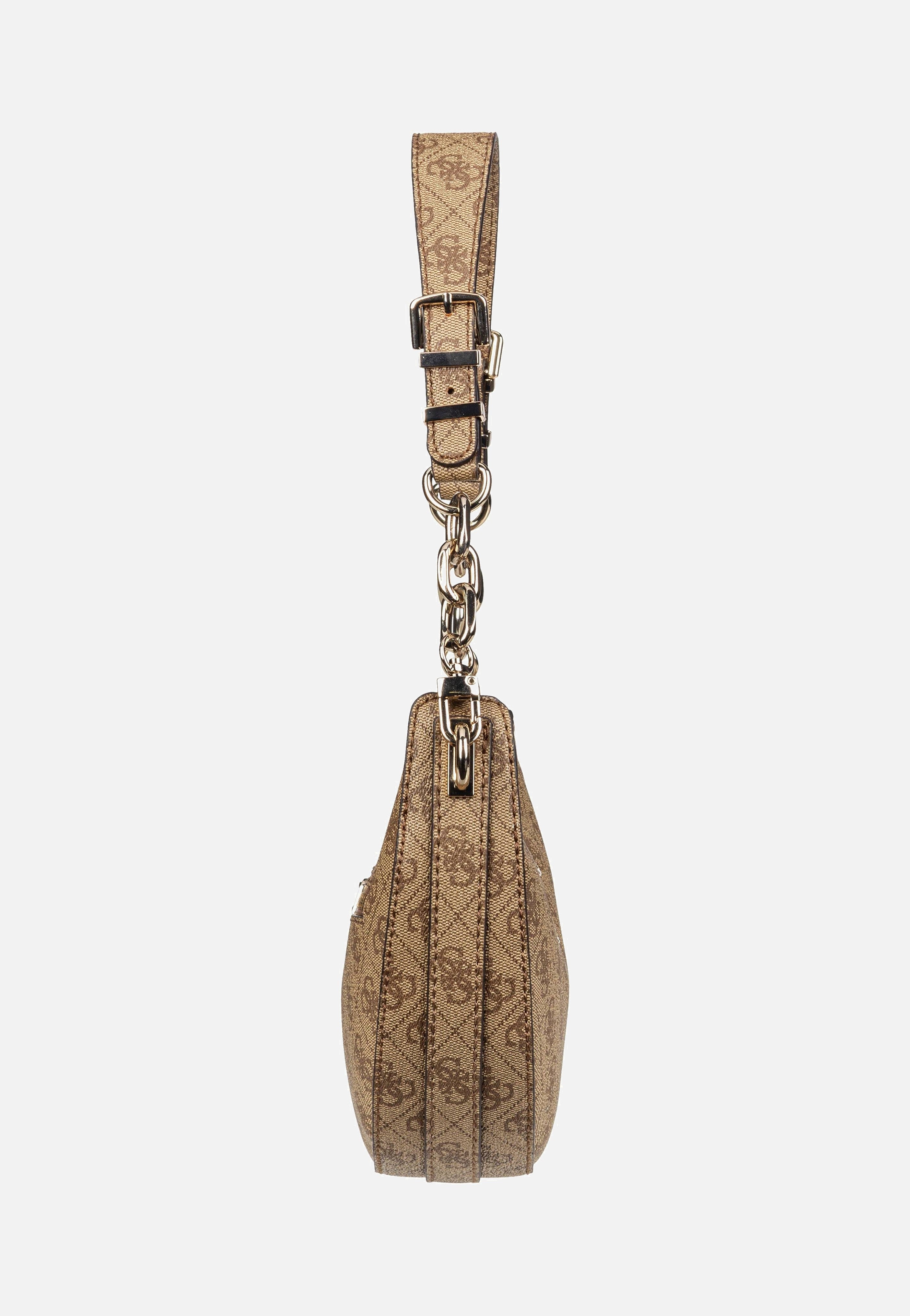 Orlina Logo Top Zip 40180 Latte/Brown - Umhängetasche