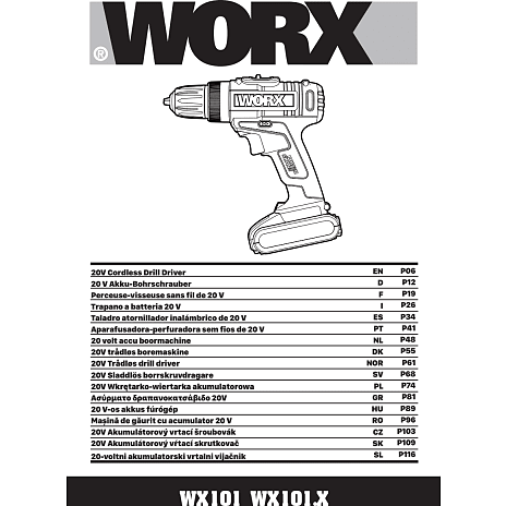 Worx WX101.1 skruemaskine