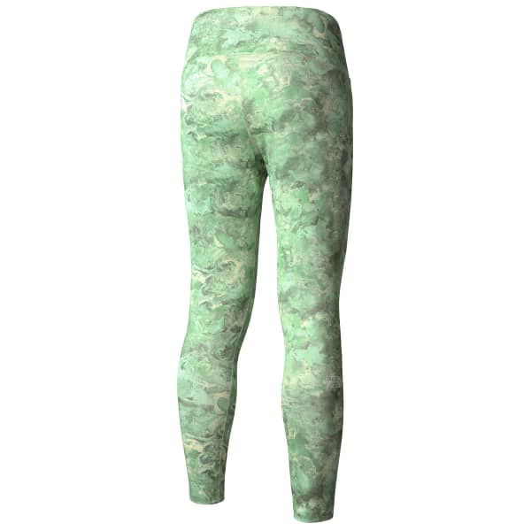 Collant trail THE NORTH FACE W FLEX HIGH RISE 7/8 TIGHT LIME CREAM GRIT TEXTURE PRINT