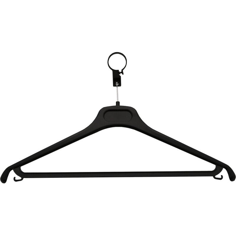 20 cintres anti vol locky unilux noir