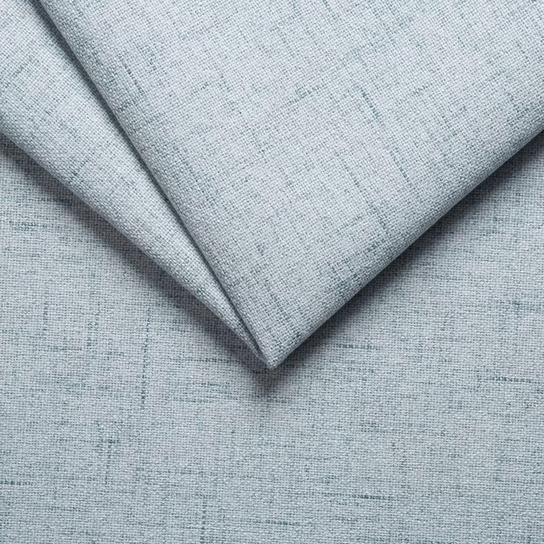 Sessel - pastellblau - Füße dunkelbraun - 63 cm breit