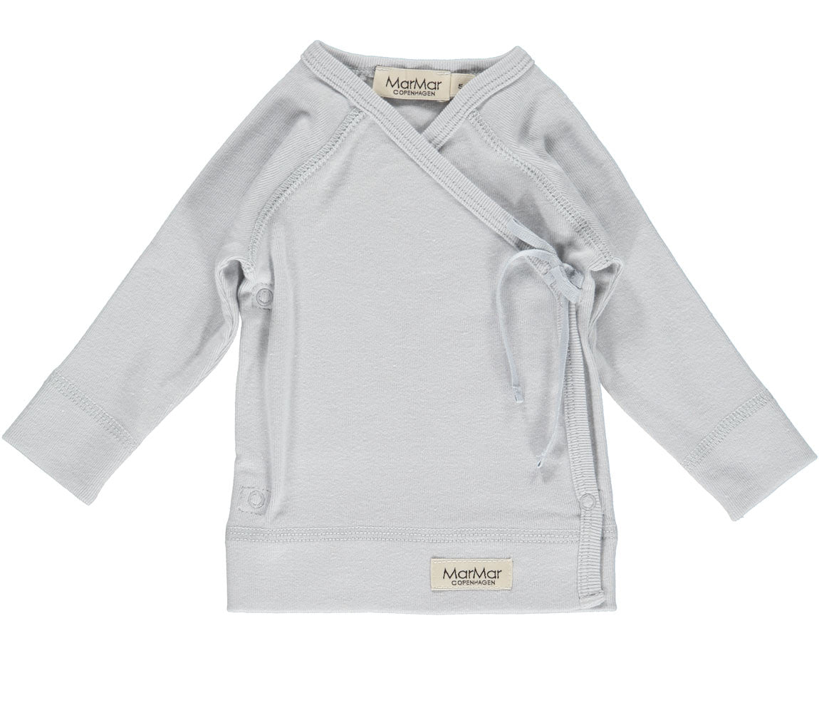 Tut Wrap LS, Bluse - Pale Blue