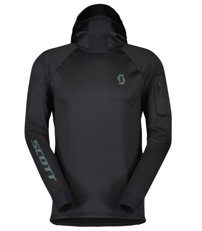 SCOTT Trail Storm Hoody, Sort