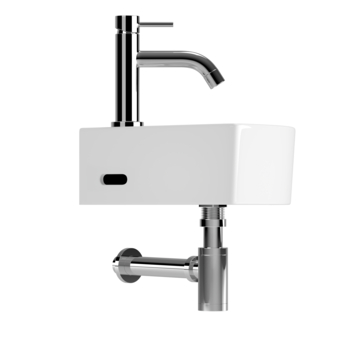 Atlantic fonteinset Ozzy hoekmodel wit