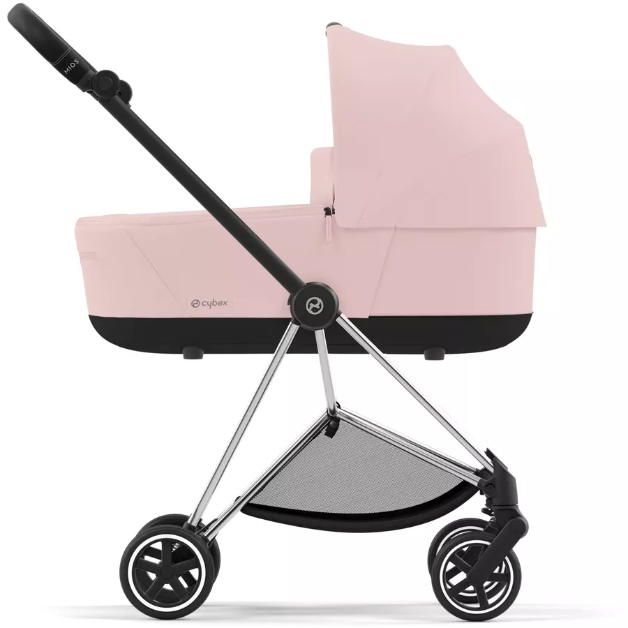 cybex PLATINUM Kombikinderwagen New Mios Chrome Black Peach Pink
