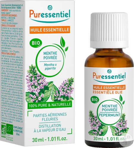 Puressentiel Menthe Poivrée Bio Huile Essentielle 30ml