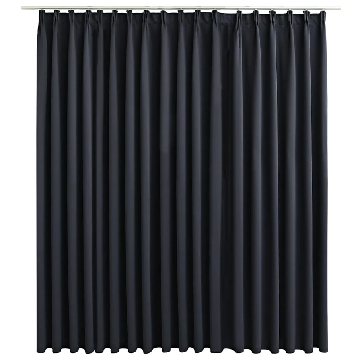 vidaXL Rideau Occultant Noir XL