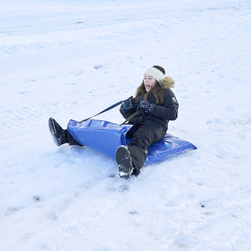 Akemadrass for snø, blå