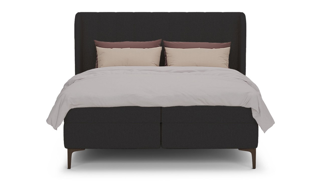 Boxspring Ivory - Pure touch charcoal