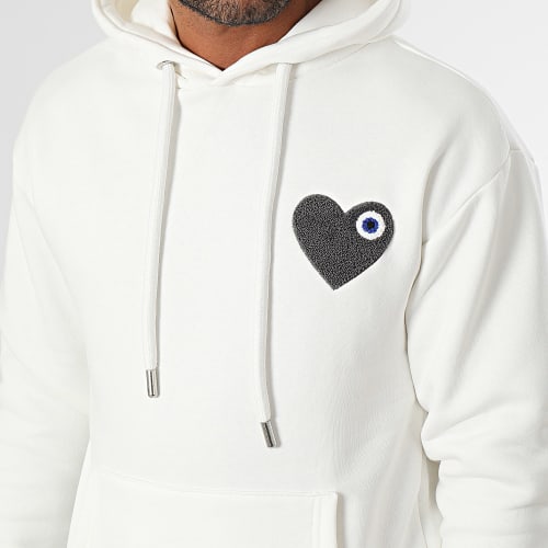 Sweat Capuche Blanc