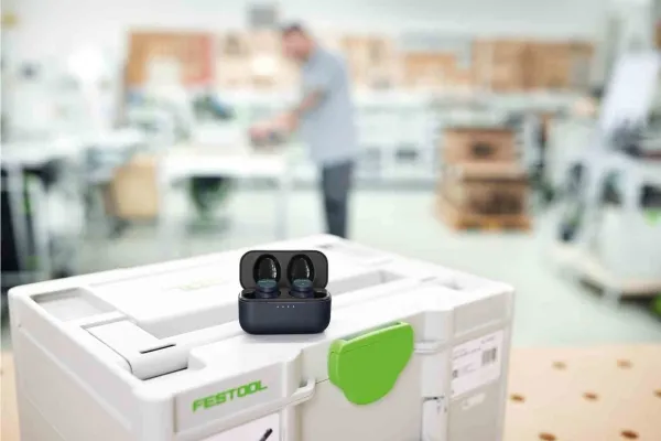 Festool GHS 25 I, I ørerne, Konstruktion, Slibning, Omgivelser med højt støjniveau, Maskindrift, Slibning, Grøn, 32 dB, 10 m, IP67