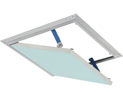 AluPlana® toegangsluik met gipsplaatinzetstuk GKBI 2 x 12,5 mm en veiligheidspal 200 mm x 200 mm