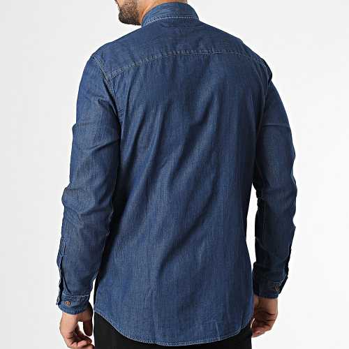 Chemise Manches Longues 10046897 Bleu Brut
