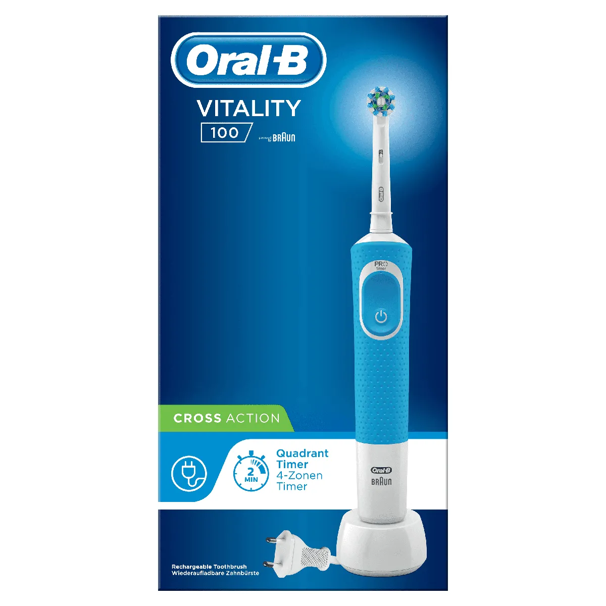 Oral-B Vitality 100 Blue Cross Action