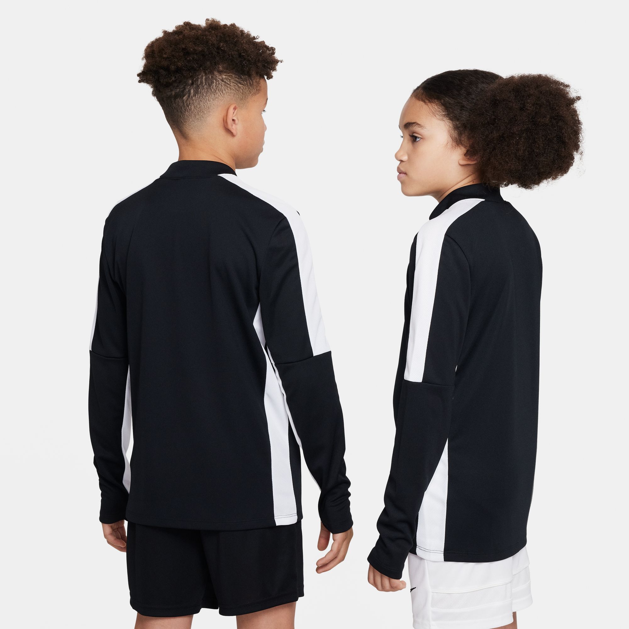 Dri-FIT Academy23 Football 1/2-Zip Junior 010/Black/White/White