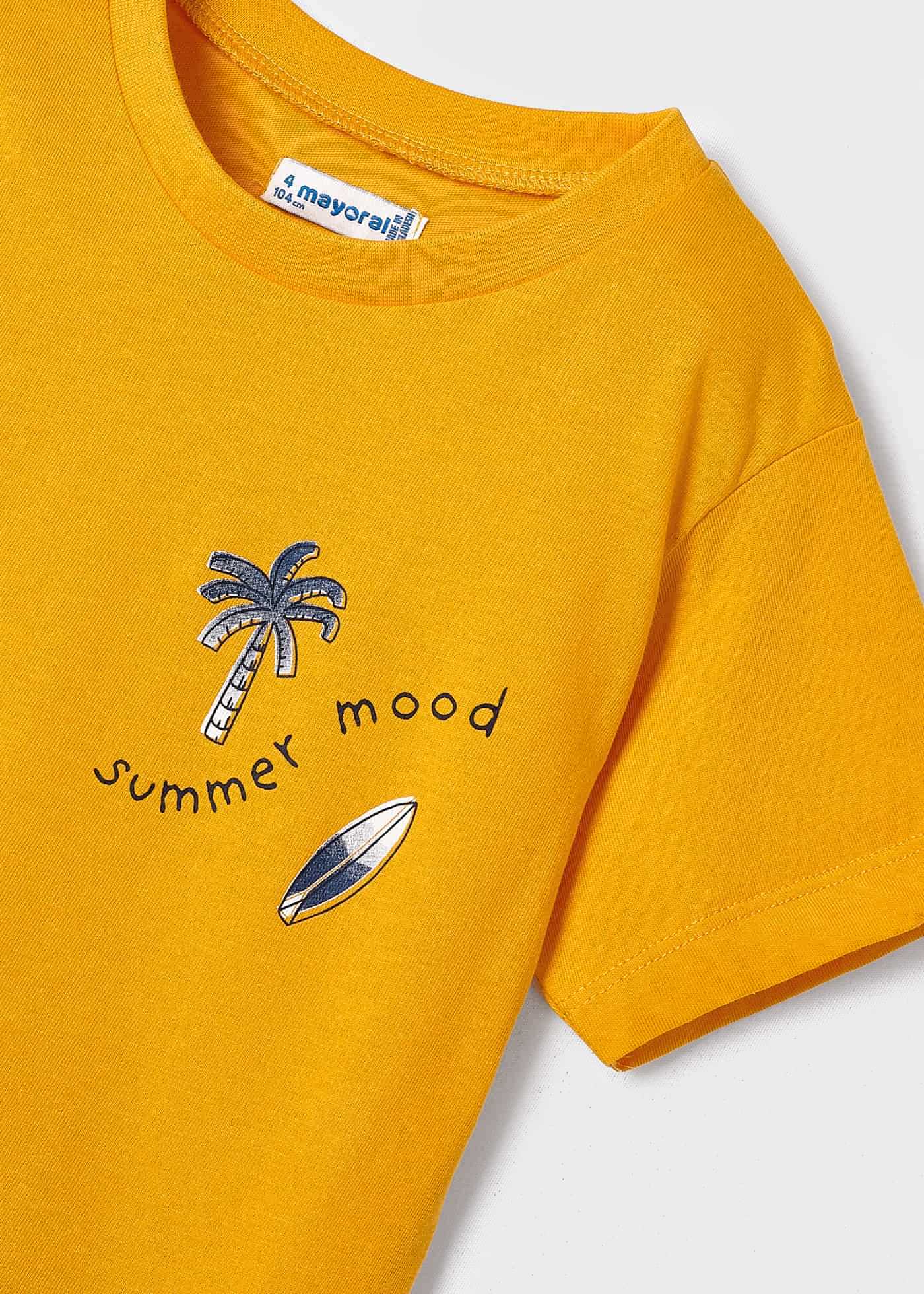 Conjunto de 2 camisetas de algodão para meninos