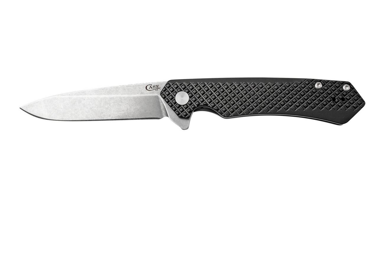 Case Knife Kinzua Spear 64688, Black Anodized Aluminium Milled, zakmes