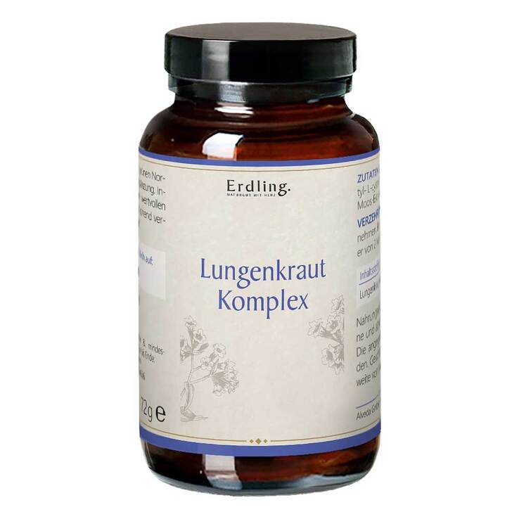 Lungenkraut Komplex MSM NAC vegan Kapseln Erdling, 120 St